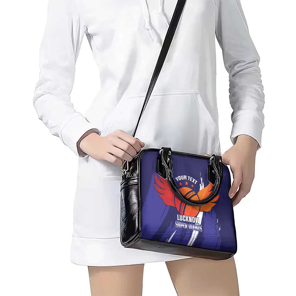 Custom Lucknow India Cricket Shoulder Handbag Go Champions LT14