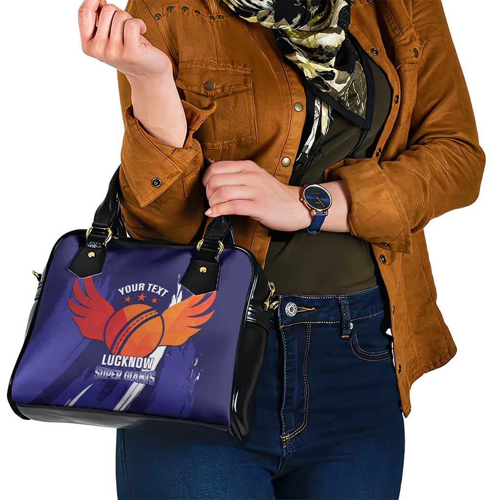 Custom Lucknow India Cricket Shoulder Handbag Go Champions LT14