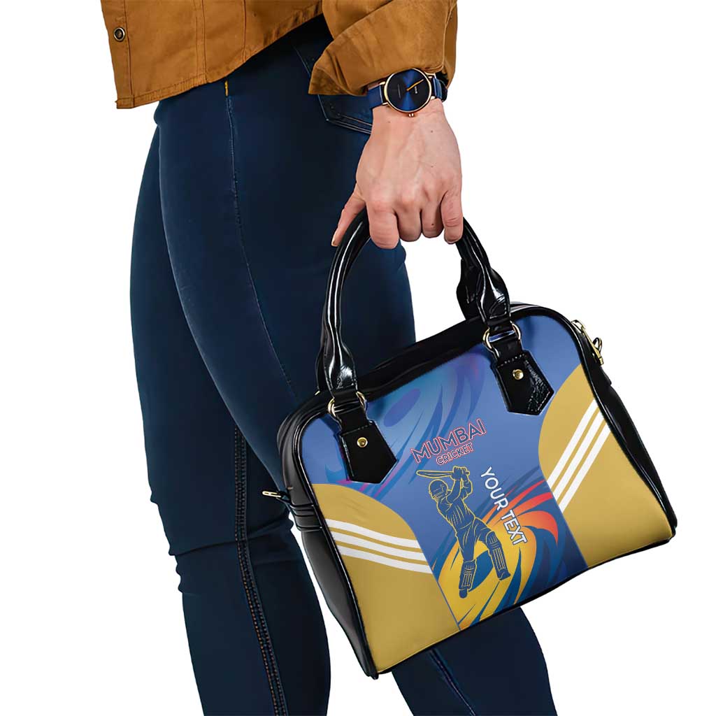 Custom Mumbai India Cricket Shoulder Handbag Go Champions LT14