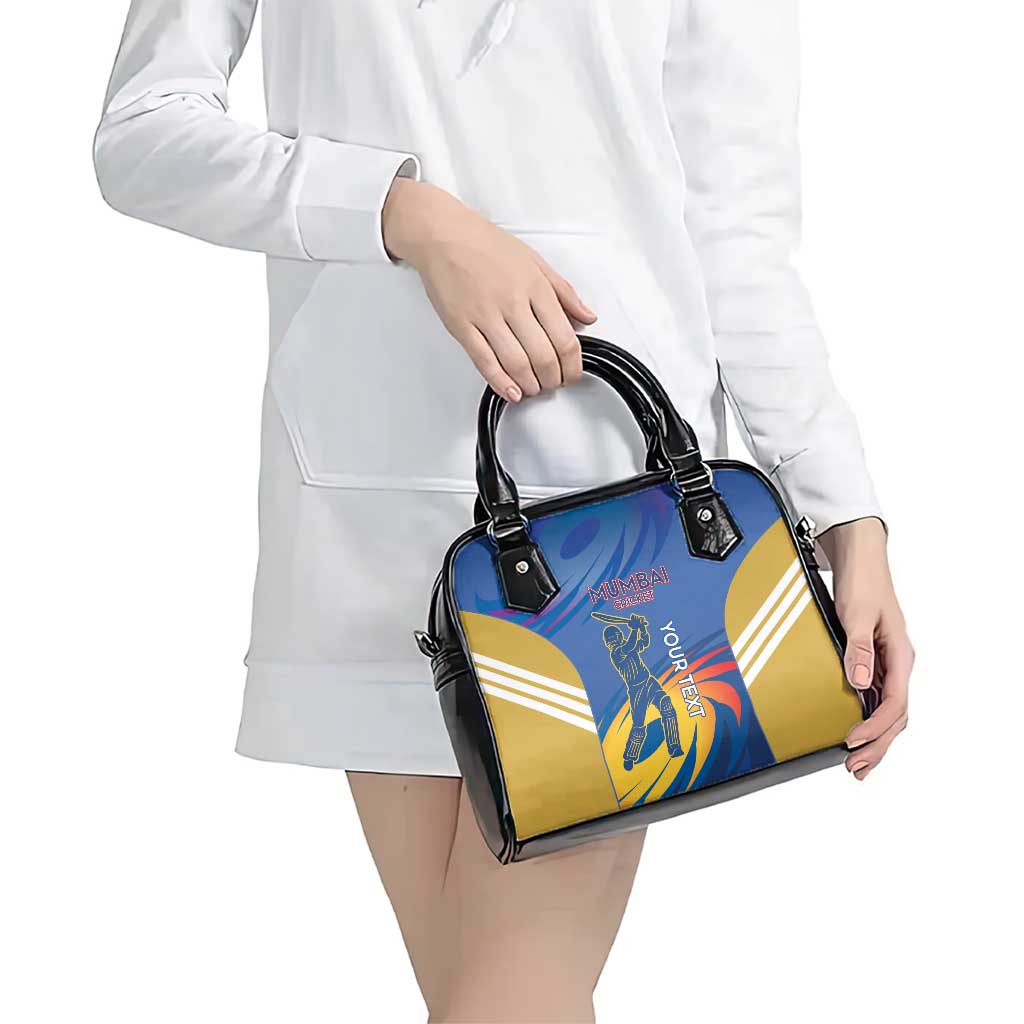 Custom Mumbai India Cricket Shoulder Handbag Go Champions LT14
