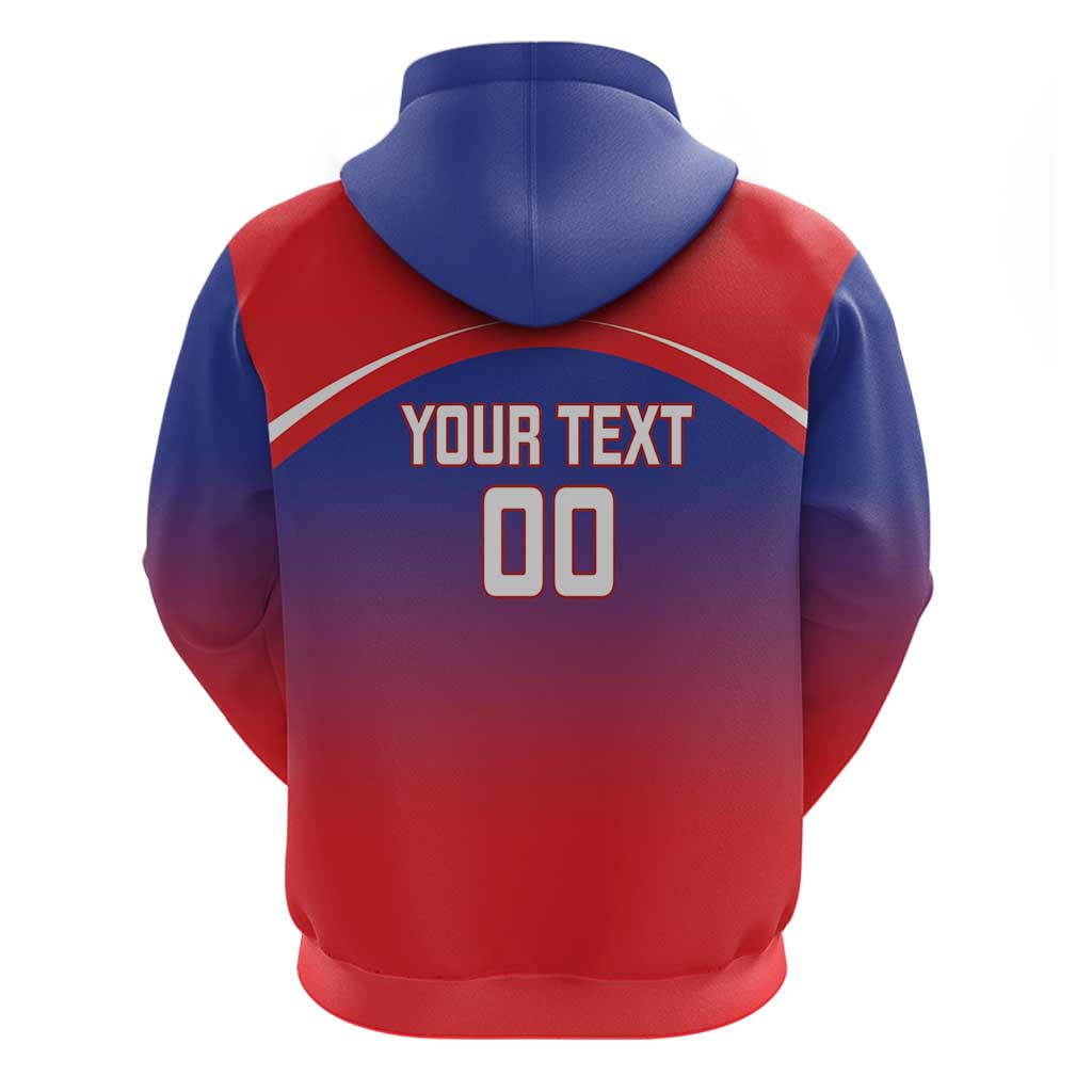Custom Bengaluru India Cricket Hoodie Go Champions LT14