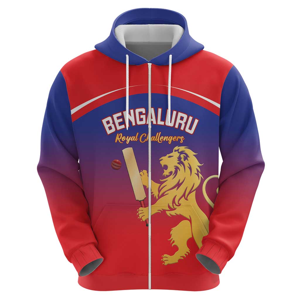 Custom Bengaluru India Cricket Hoodie Go Champions LT14