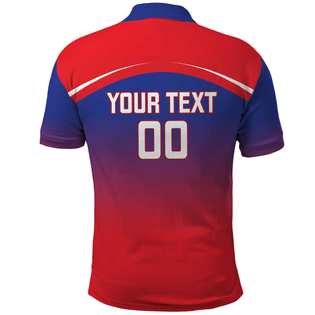 Custom Bengaluru India Cricket Polo Shirt Go Champions LT14