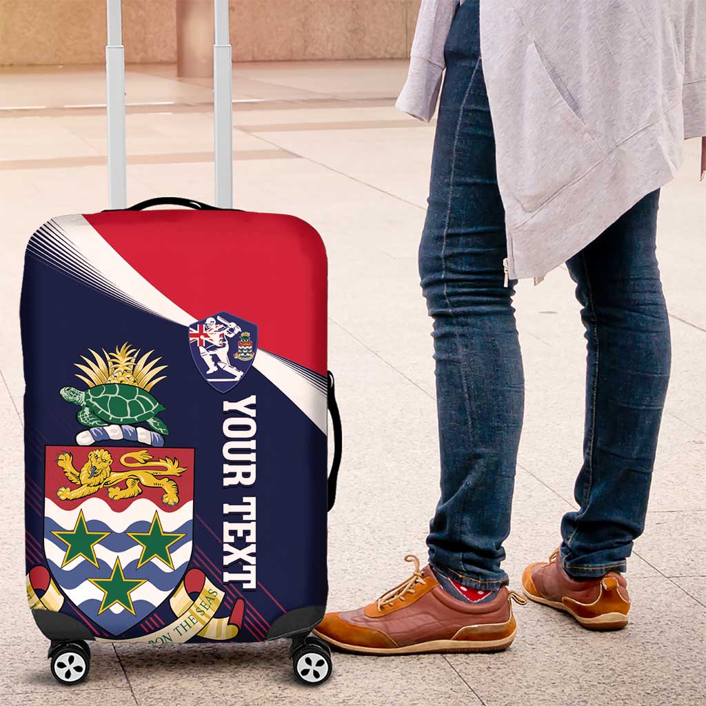 Custom Cayman Islands Cricket Luggage Cover 2025 Sporty Style LT14