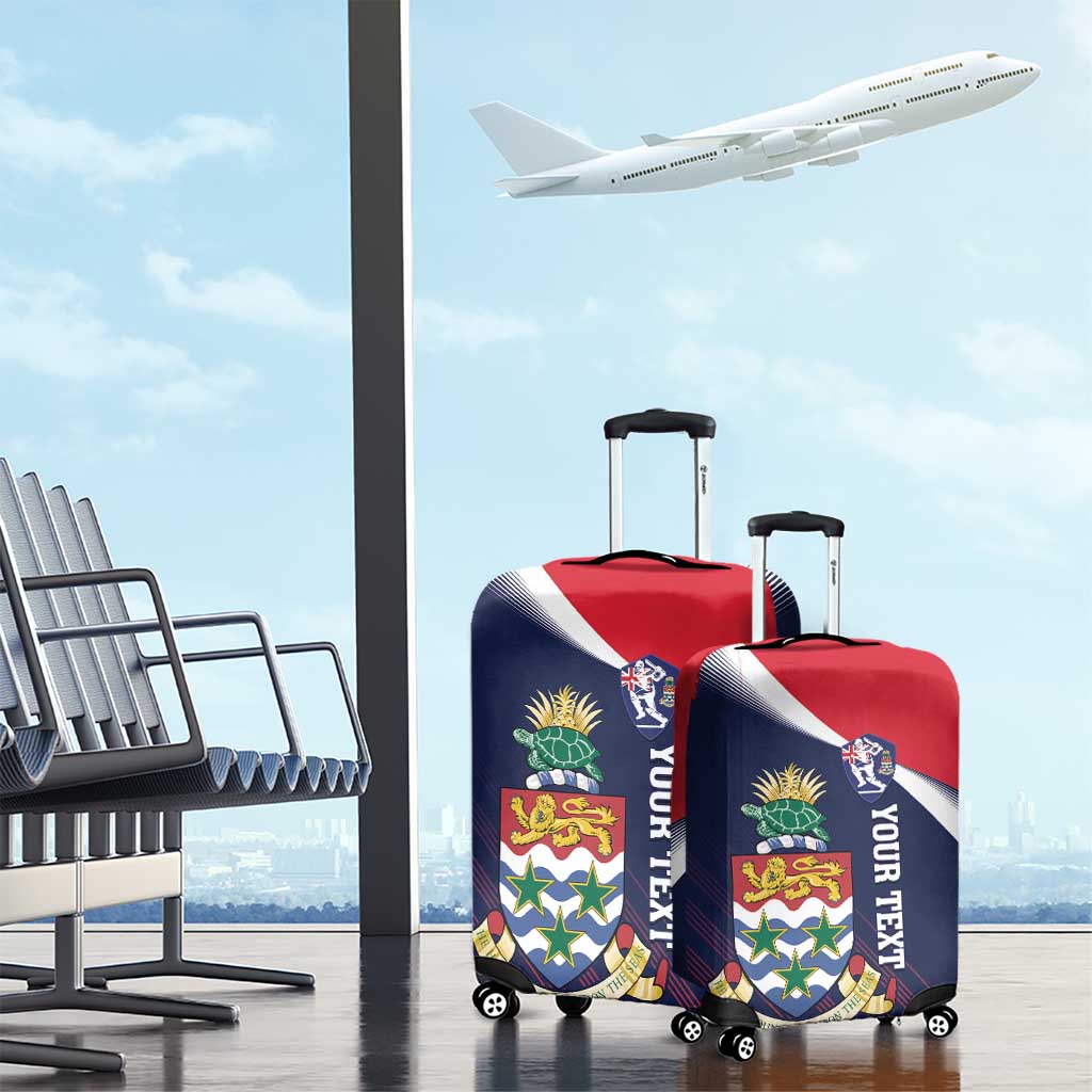 Custom Cayman Islands Cricket Luggage Cover 2025 Sporty Style LT14