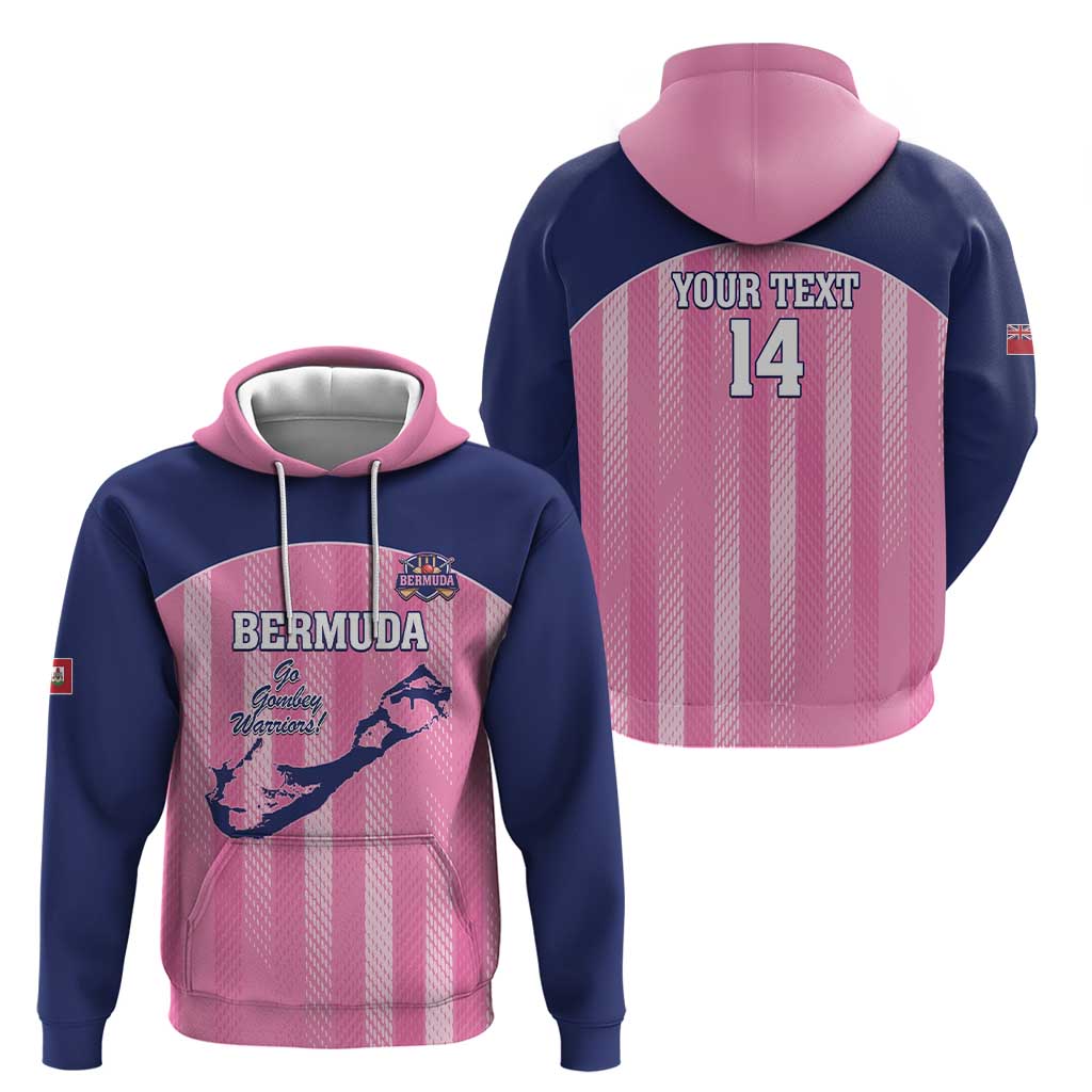 Custom Bermuda Cricket Hoodie Go Gombey Warriors LT14
