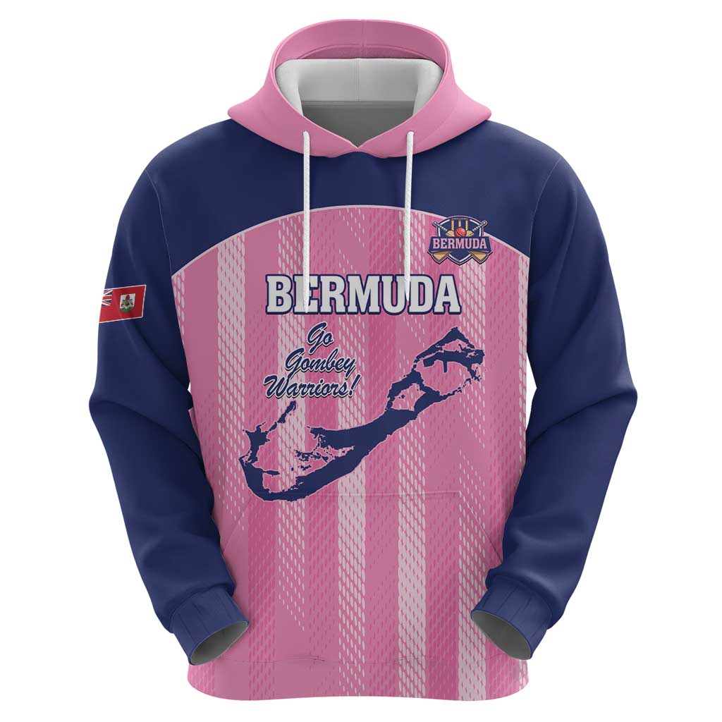 Custom Bermuda Cricket Hoodie Go Gombey Warriors LT14