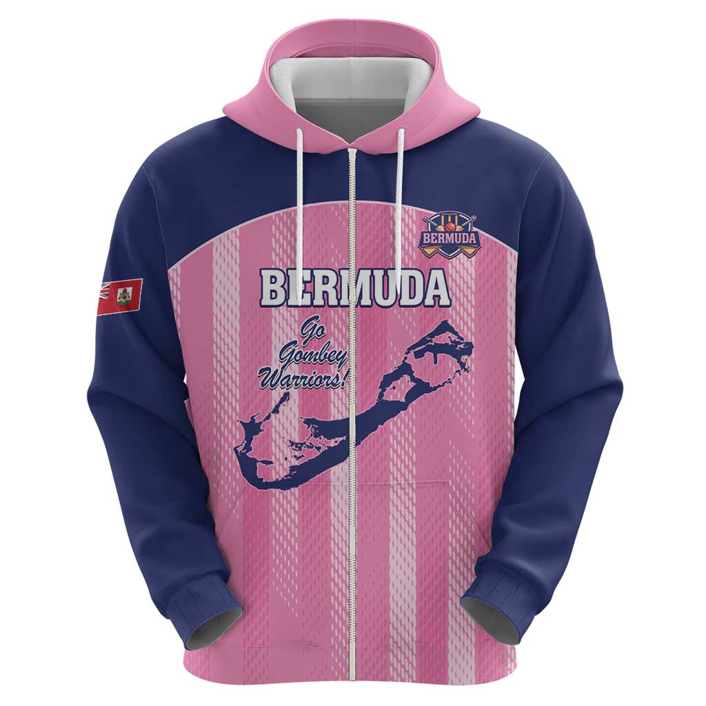 Custom Bermuda Cricket Hoodie Go Gombey Warriors LT14