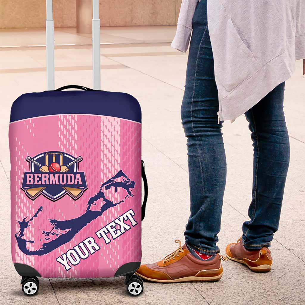 Custom Bermuda Cricket Luggage Cover Go Gombey Warriors LT14