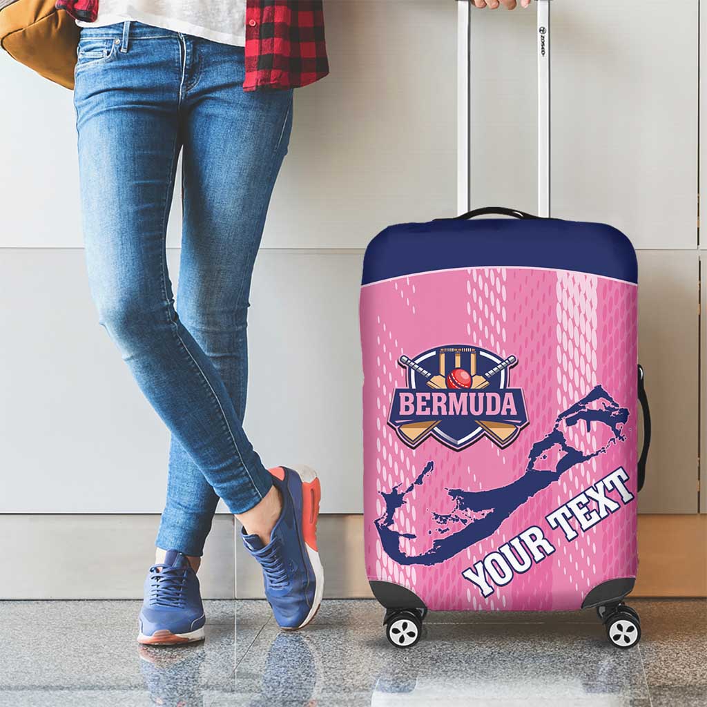Custom Bermuda Cricket Luggage Cover Go Gombey Warriors LT14