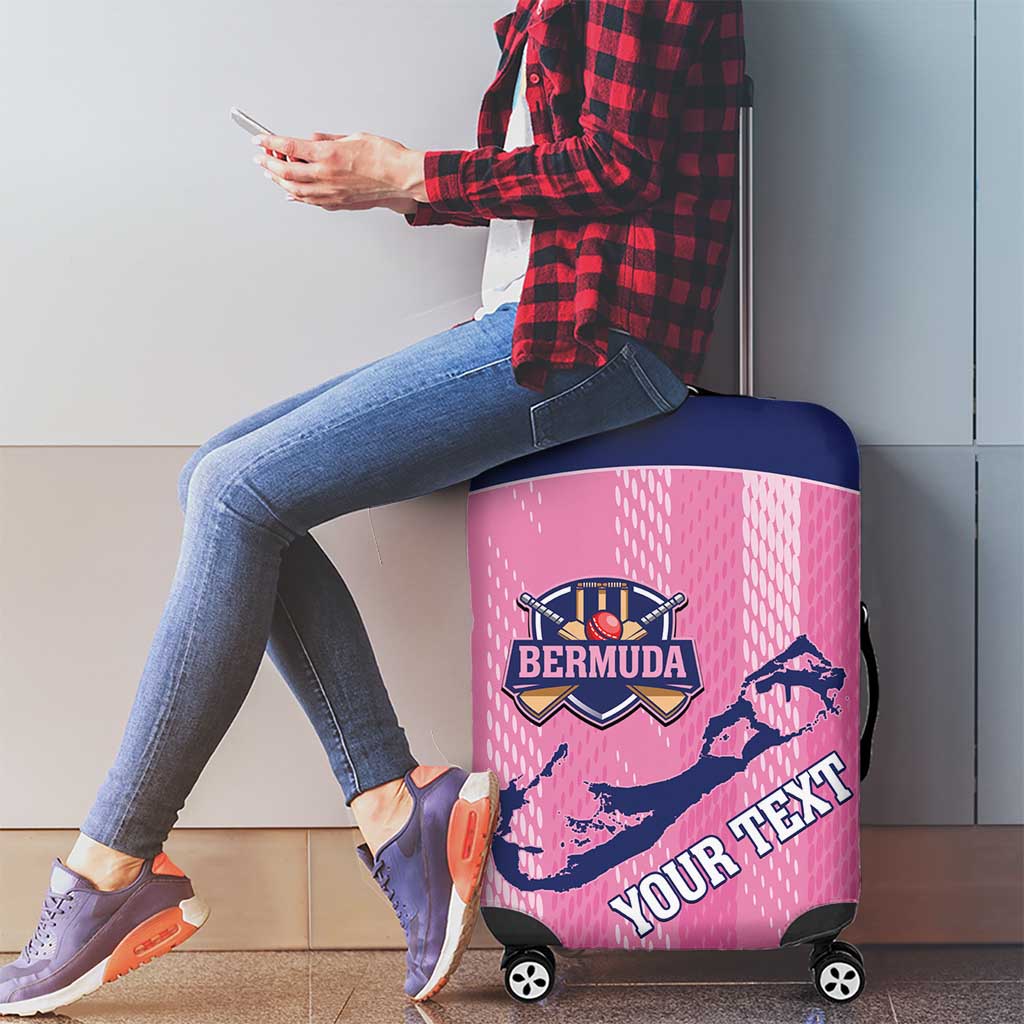 Custom Bermuda Cricket Luggage Cover Go Gombey Warriors LT14