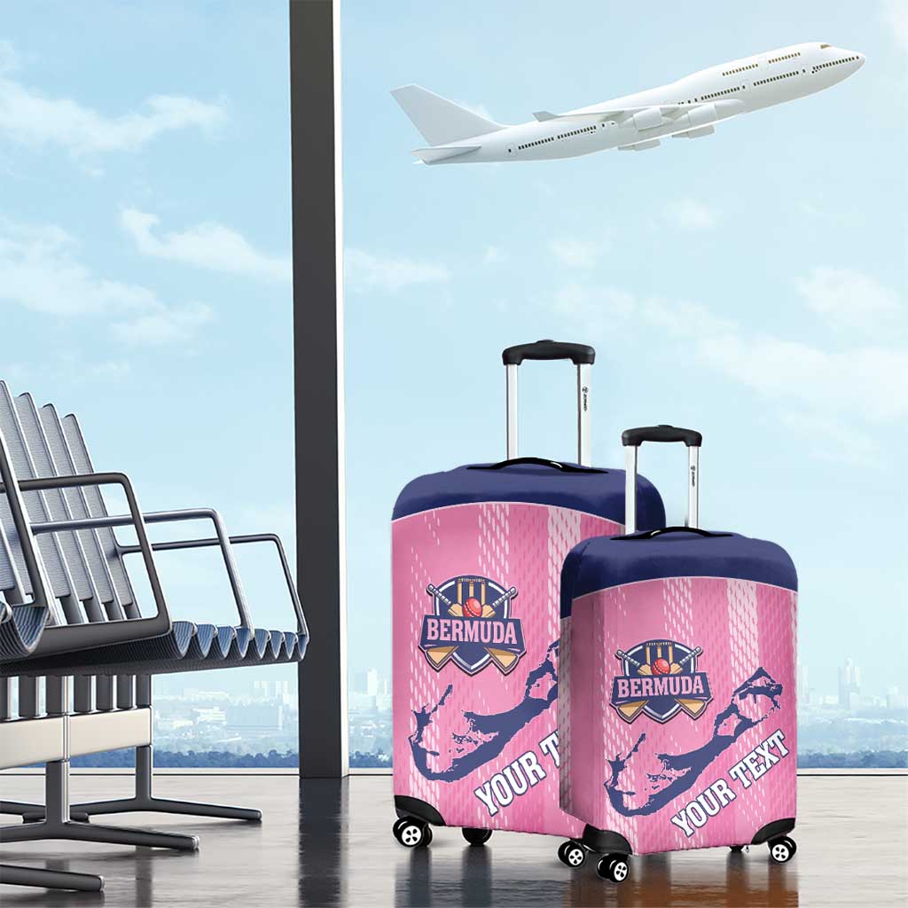 Custom Bermuda Cricket Luggage Cover Go Gombey Warriors LT14