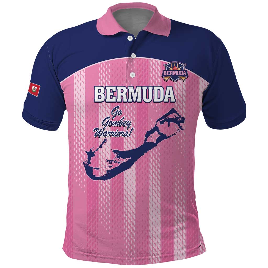 Custom Bermuda Cricket Polo Shirt Go Gombey Warriors LT14