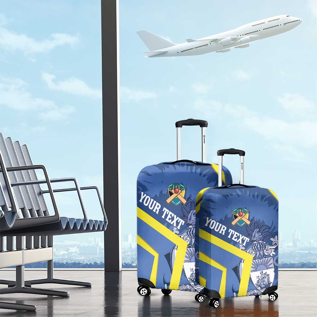 Custom The Bahamas Cricket Luggage Cover Come On Bahamian LT14