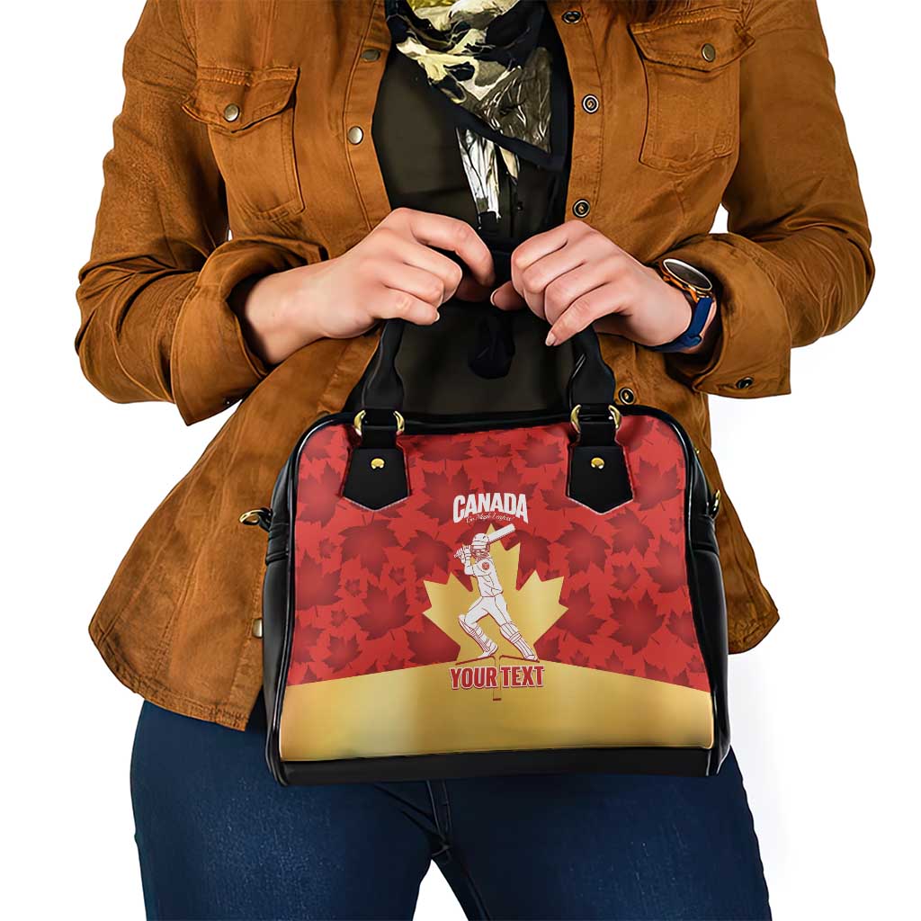 Custom Canada Cricket Shoulder Handbag Come On Maple Leaf LT14