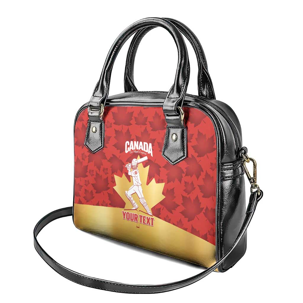 Custom Canada Cricket Shoulder Handbag Come On Maple Leaf LT14