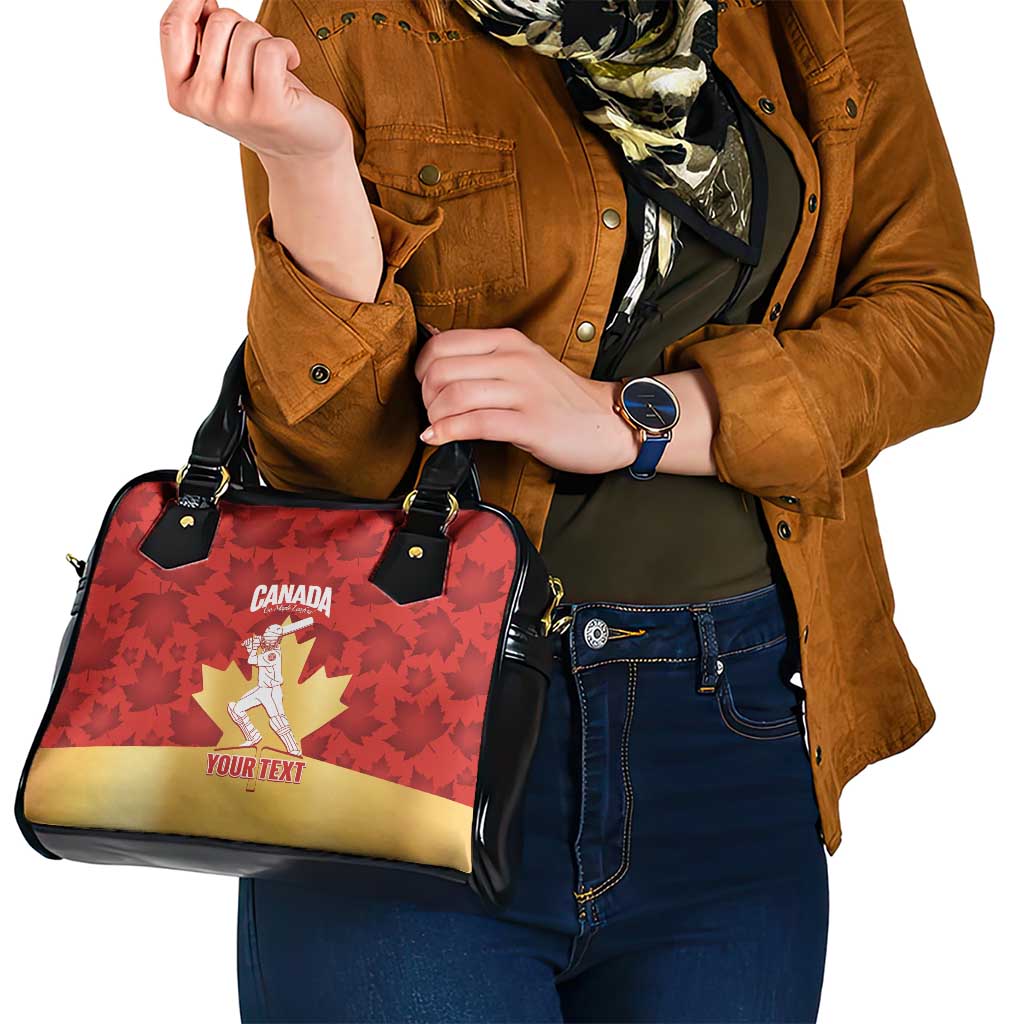 Custom Canada Cricket Shoulder Handbag Come On Maple Leaf LT14