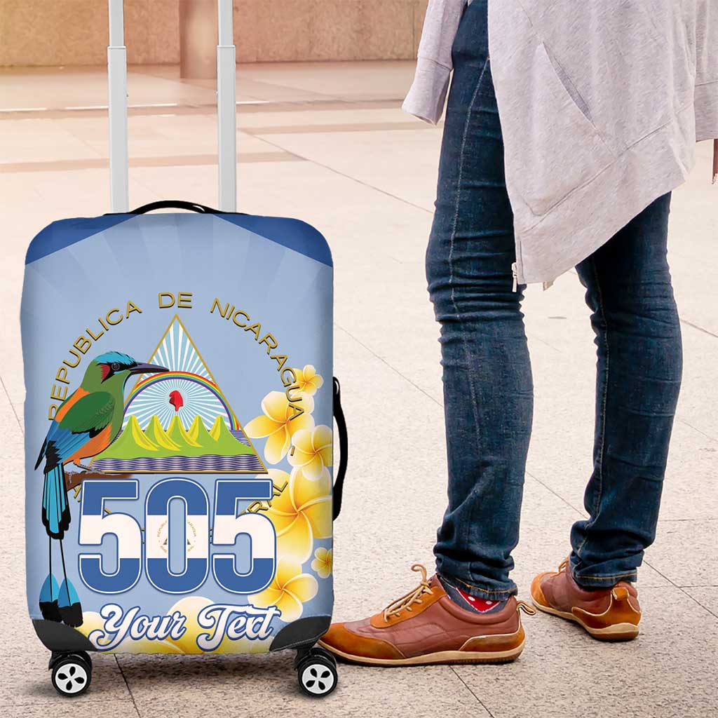 Personalized Nicaragua Independence Day Luggage Cover 505 Proud Guardabarranco Sacuanjoche LT14