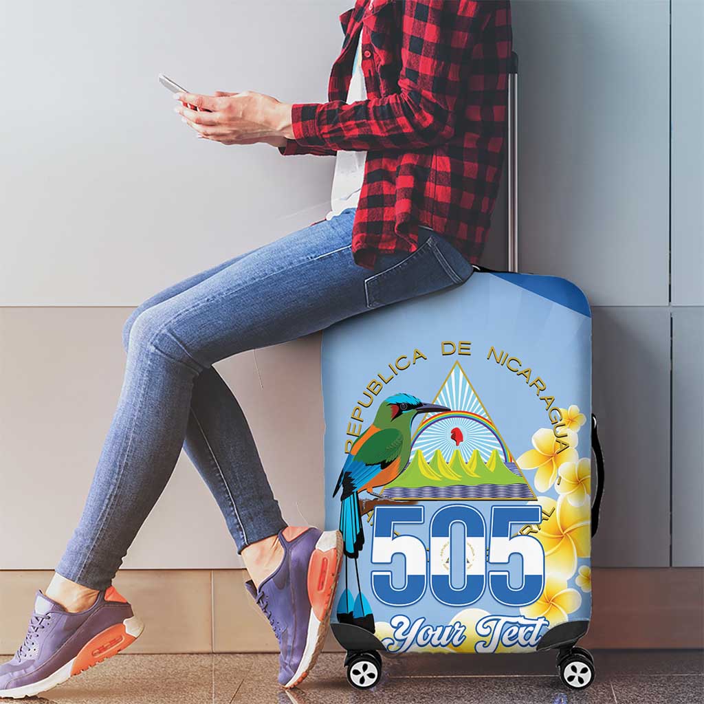 Personalized Nicaragua Independence Day Luggage Cover 505 Proud Guardabarranco Sacuanjoche LT14