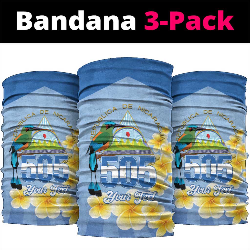 Personalized Nicaragua Independence Day Neck Gaiter 505 Proud Guardabarranco Sacuanjoche LT14