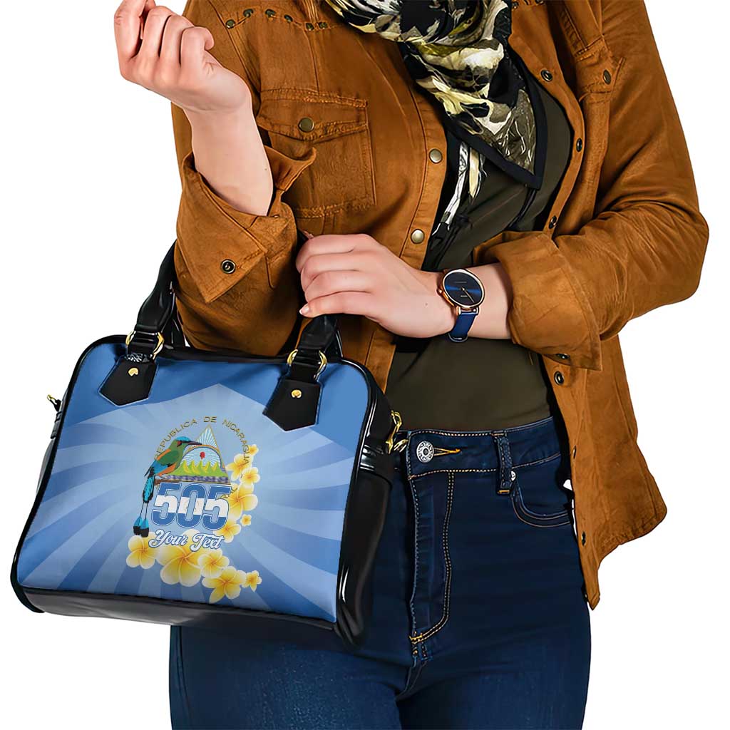 Personalized Nicaragua Independence Day Shoulder Handbag 505 Proud Guardabarranco Sacuanjoche LT14