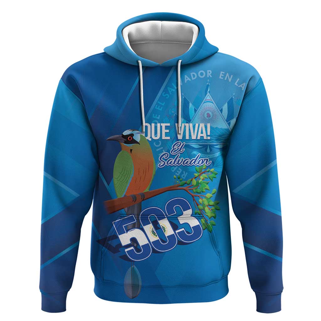 Personalized Que Viva El Salvador Hoodie Guardabarranco 503 Independence Day Proud LT14