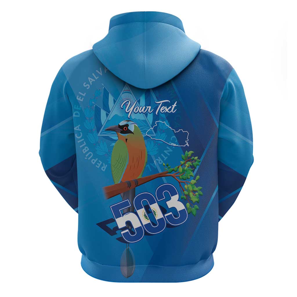 Personalized Que Viva El Salvador Hoodie Guardabarranco 503 Independence Day Proud LT14