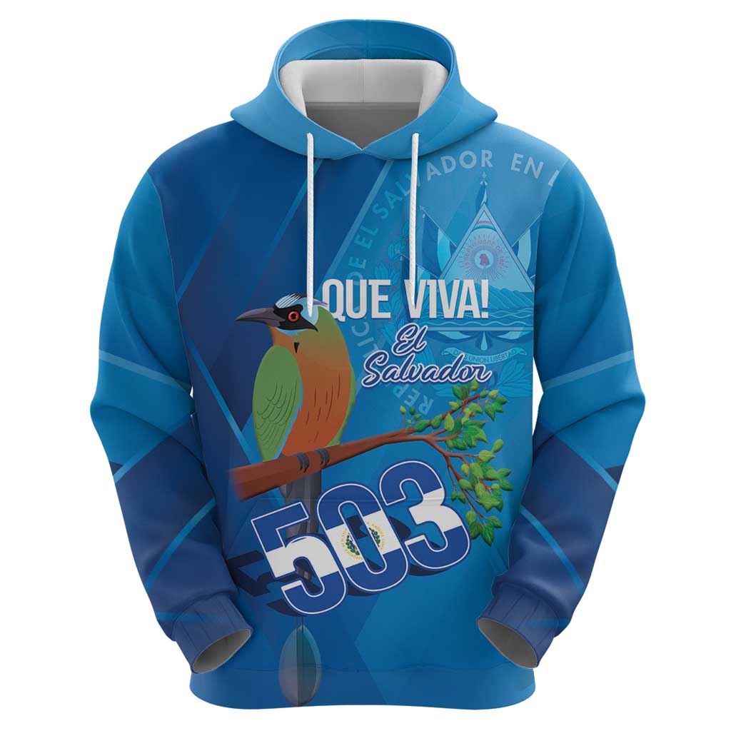 Personalized Que Viva El Salvador Hoodie Guardabarranco 503 Independence Day Proud LT14