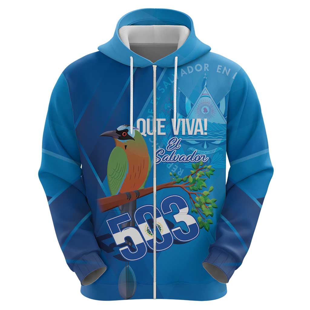 Personalized Que Viva El Salvador Hoodie Guardabarranco 503 Independence Day Proud LT14