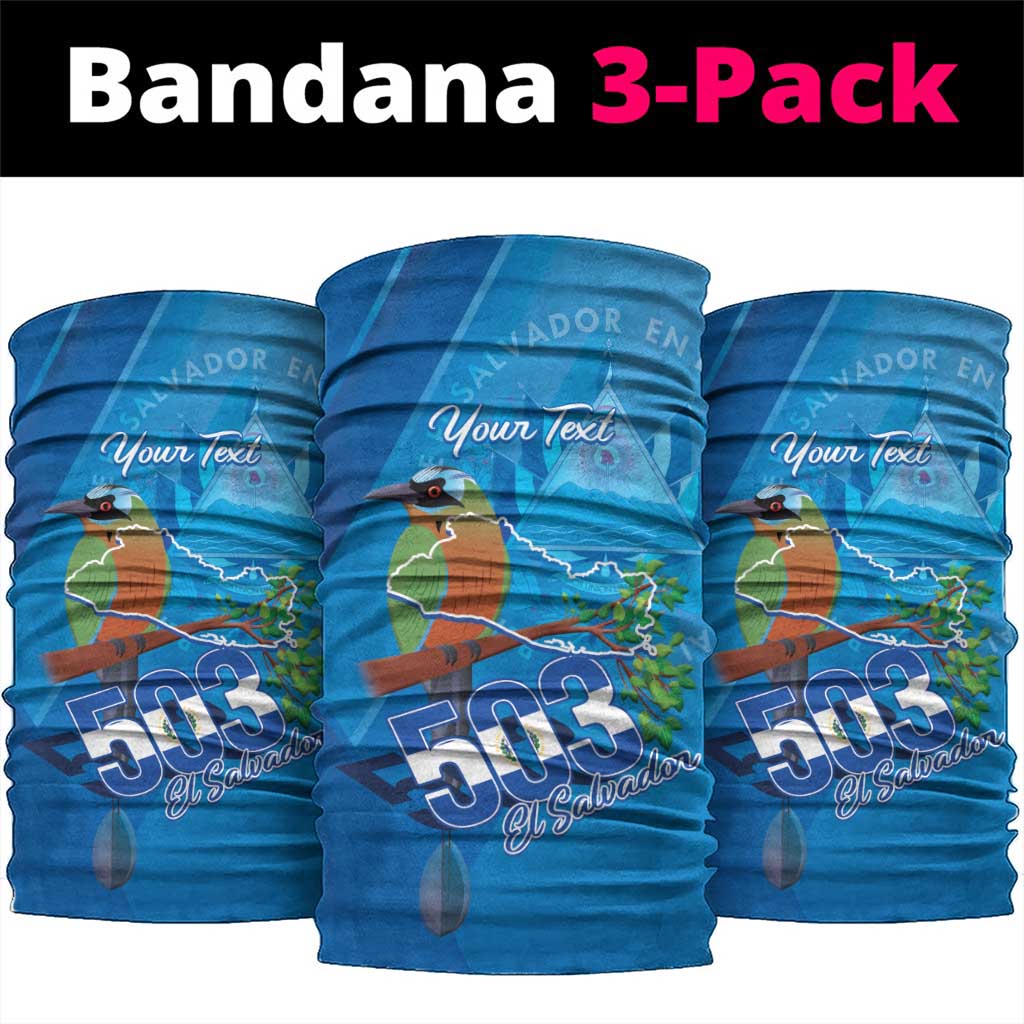 Personalized Que Viva El Salvador Neck Gaiter Guardabarranco 503 Independence Day Proud LT14
