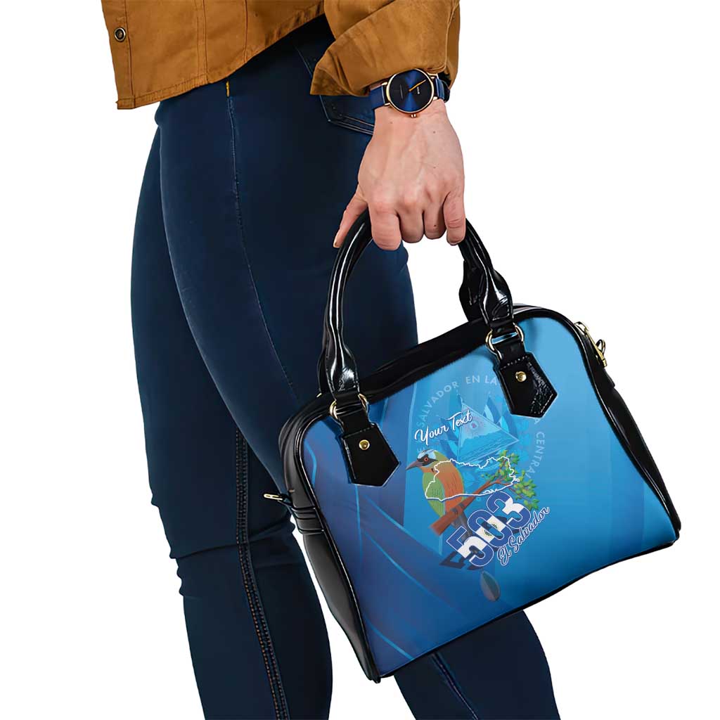 Personalized Que Viva El Salvador Shoulder Handbag Guardabarranco 503 Independence Day Proud LT14
