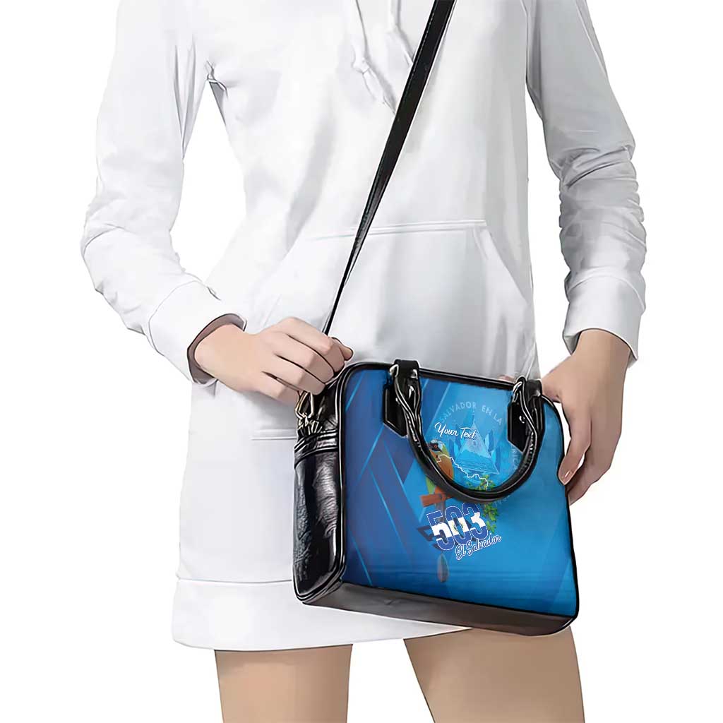 Personalized Que Viva El Salvador Shoulder Handbag Guardabarranco 503 Independence Day Proud LT14