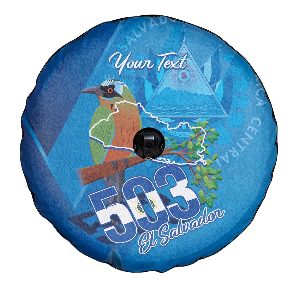 Personalized Que Viva El Salvador Spare Tire Cover Guardabarranco 503 Independence Day Proud LT14