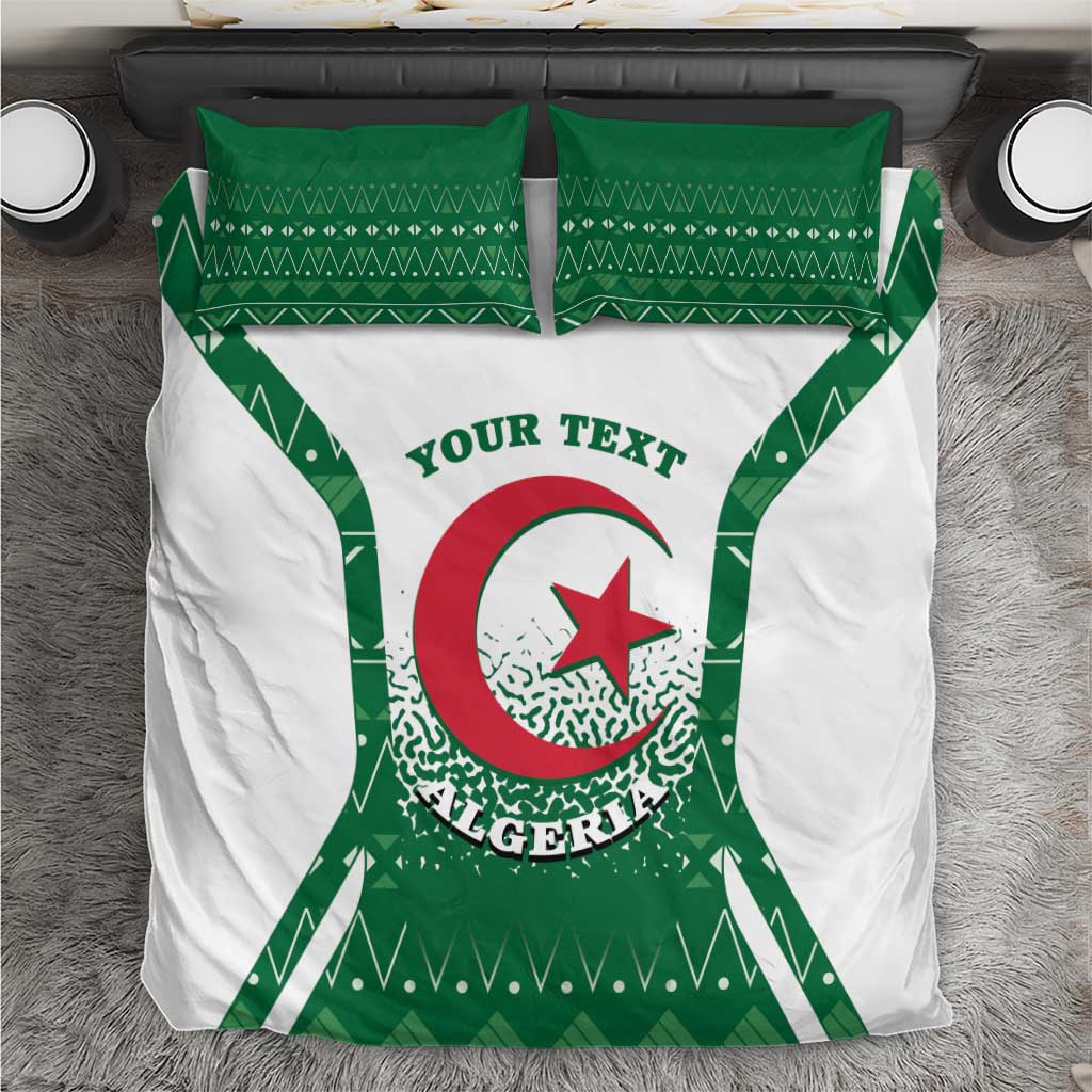 Personalized Afro Algeria Bedding Set Coat Of Arms African Pattern LT14