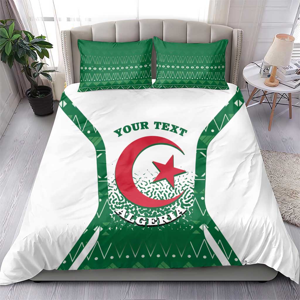 Personalized Afro Algeria Bedding Set Coat Of Arms African Pattern LT14