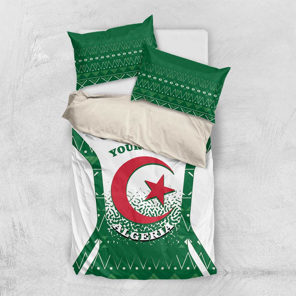 Personalized Afro Algeria Bedding Set Coat Of Arms African Pattern LT14
