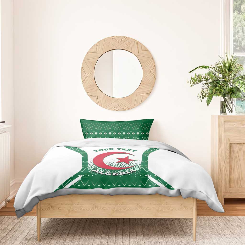 Personalized Afro Algeria Bedding Set Coat Of Arms African Pattern LT14