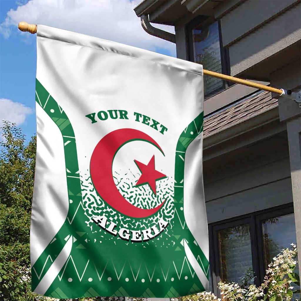 Personalized Afro Algeria Garden Flag Coat Of Arms African Pattern LT14
