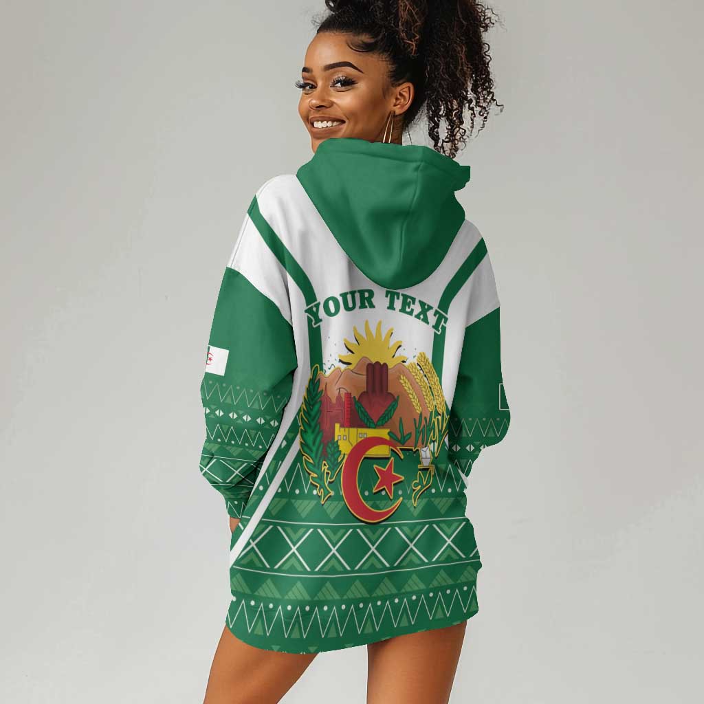 Personalized Afro Algeria Hoodie Dress Coat Of Arms African Pattern LT14
