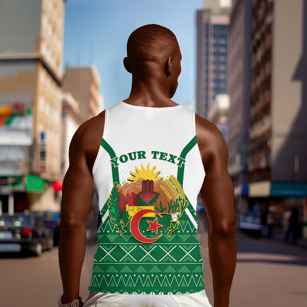Personalized Afro Algeria Men Tank Top Coat Of Arms African Pattern LT14