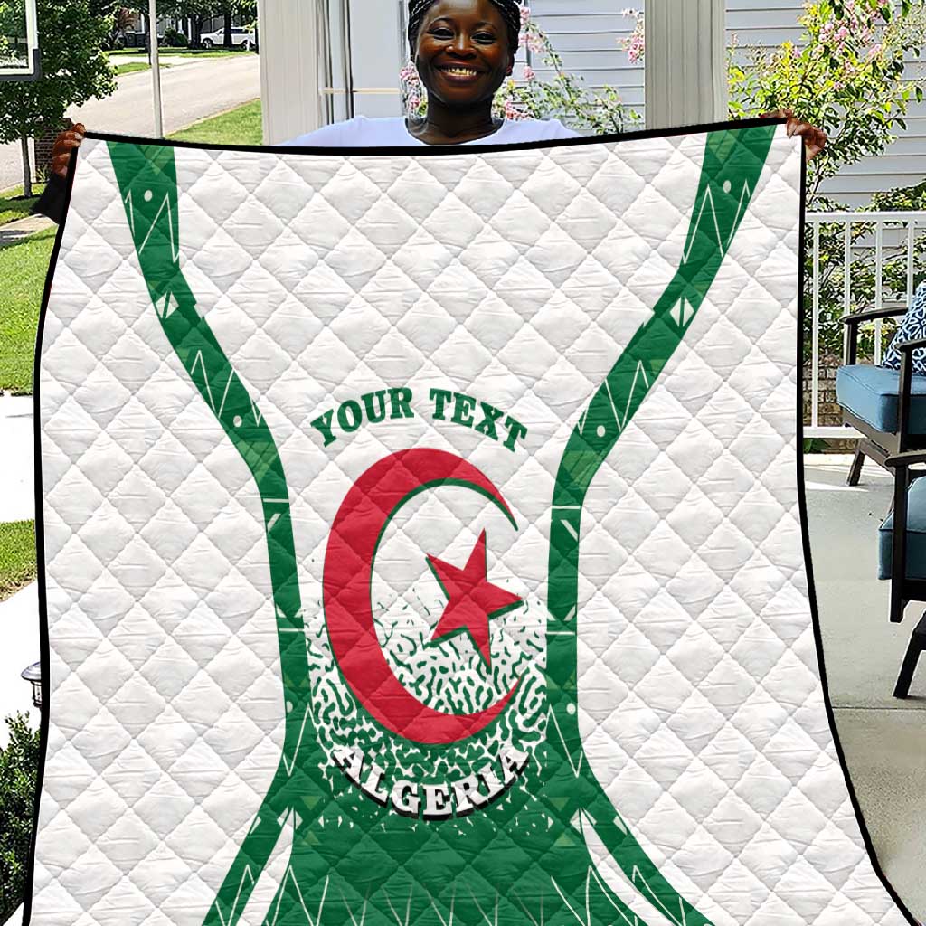 Personalized Afro Algeria Quilt Coat Of Arms African Pattern LT14