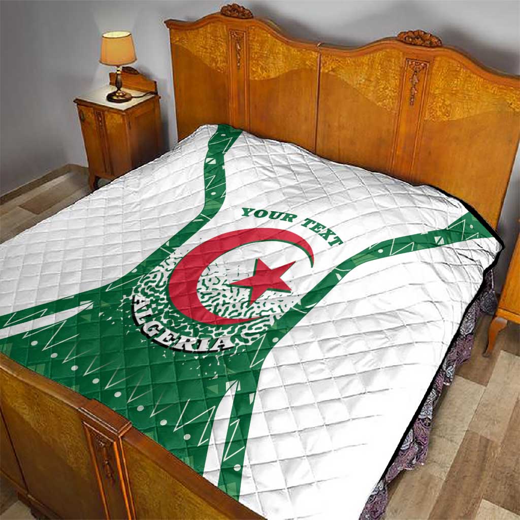 Personalized Afro Algeria Quilt Coat Of Arms African Pattern LT14