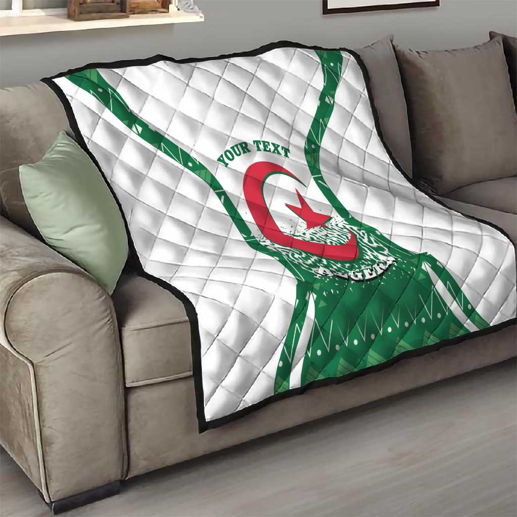 Personalized Afro Algeria Quilt Coat Of Arms African Pattern LT14