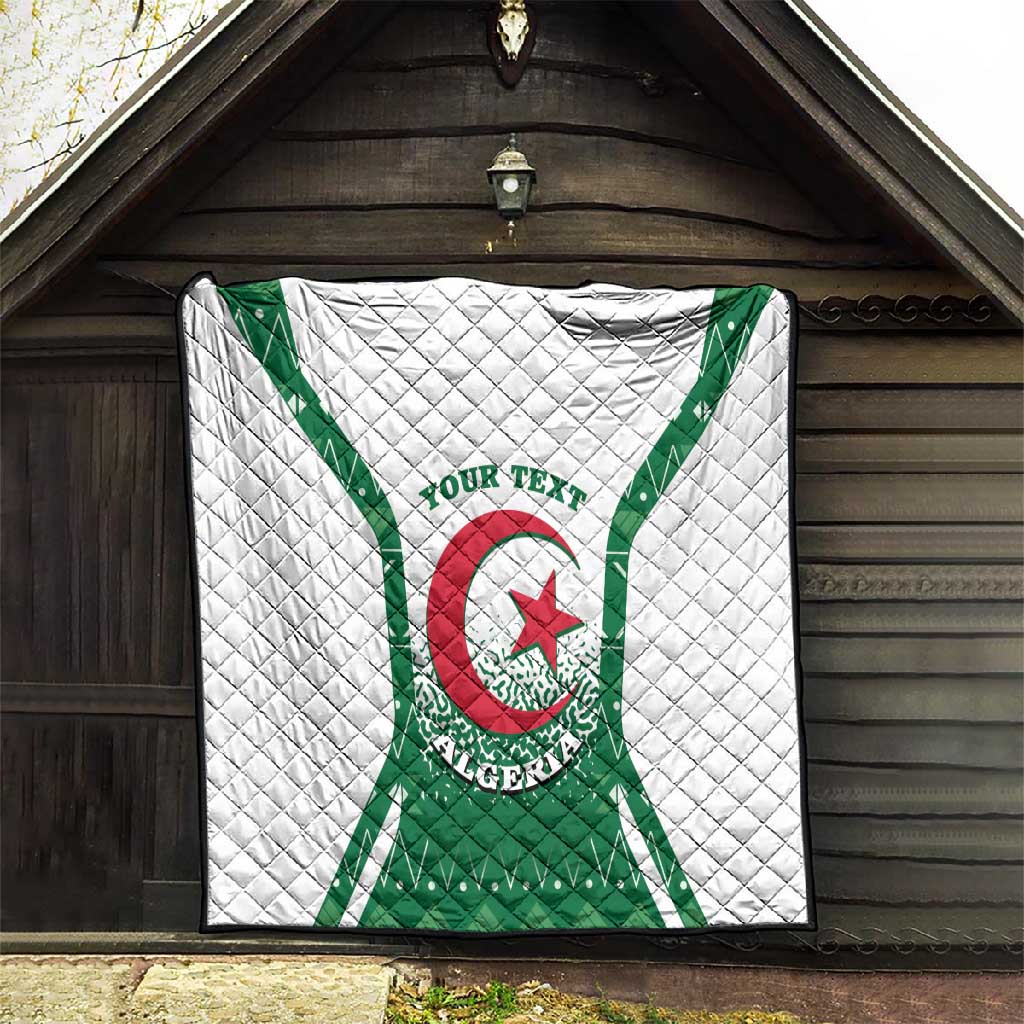 Personalized Afro Algeria Quilt Coat Of Arms African Pattern LT14