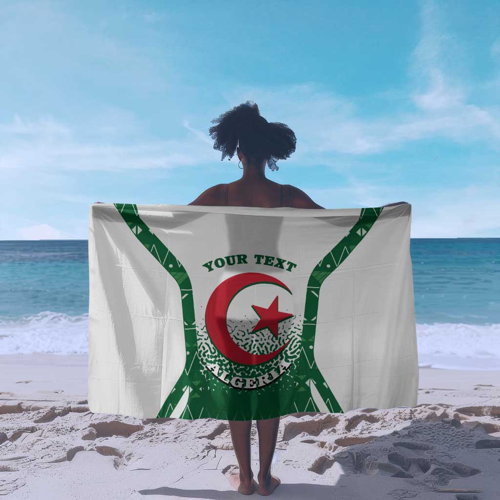 Personalized Afro Algeria Sarong Coat Of Arms African Pattern LT14