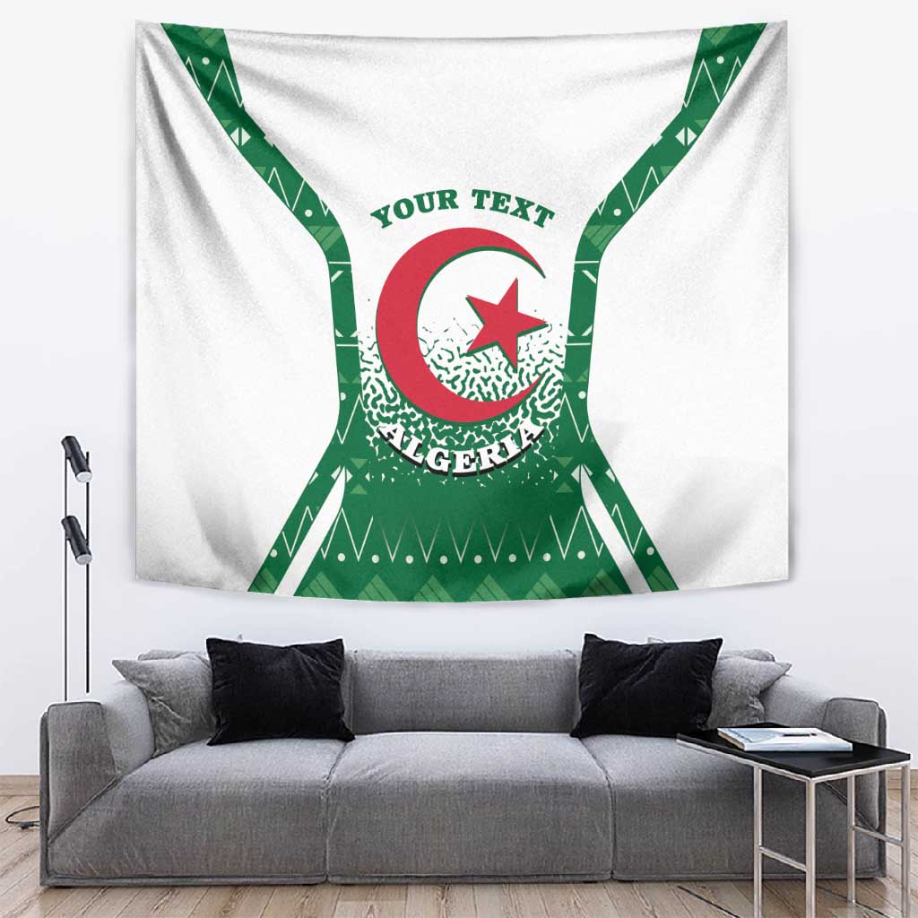 Personalized Afro Algeria Tapestry Coat Of Arms African Pattern LT14
