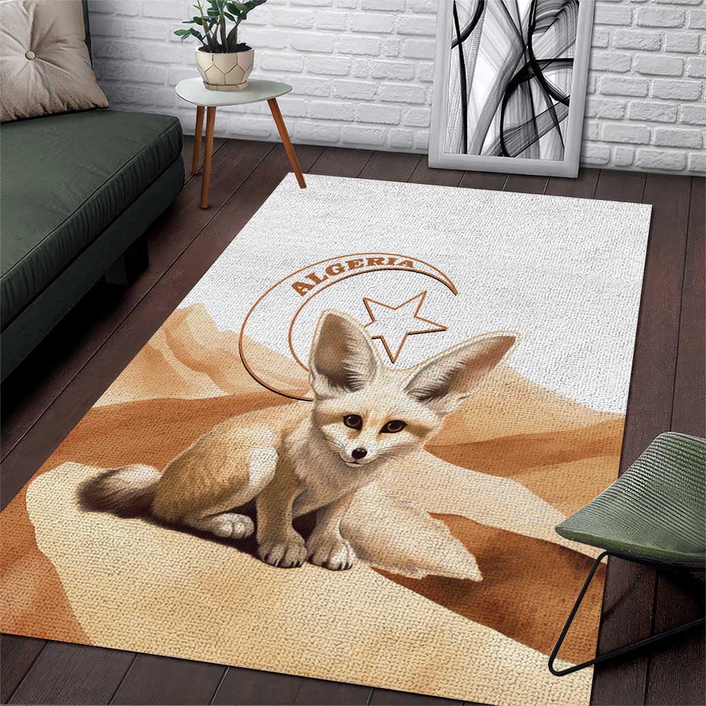 Afro Algeria Fennec Fox Area Rug Algerian Sahara Vulpes zerda LT14