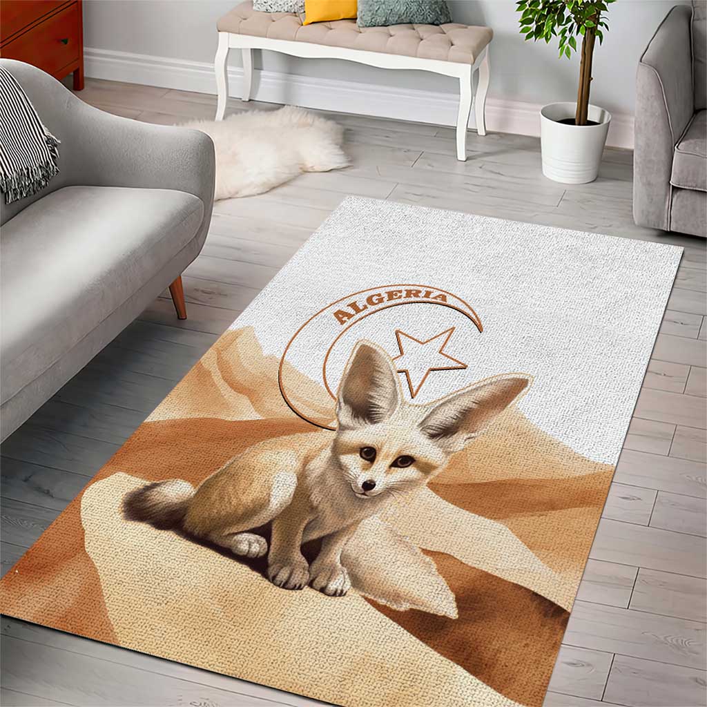 Afro Algeria Fennec Fox Area Rug Algerian Sahara Vulpes zerda LT14