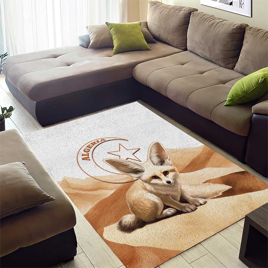 Afro Algeria Fennec Fox Area Rug Algerian Sahara Vulpes zerda LT14