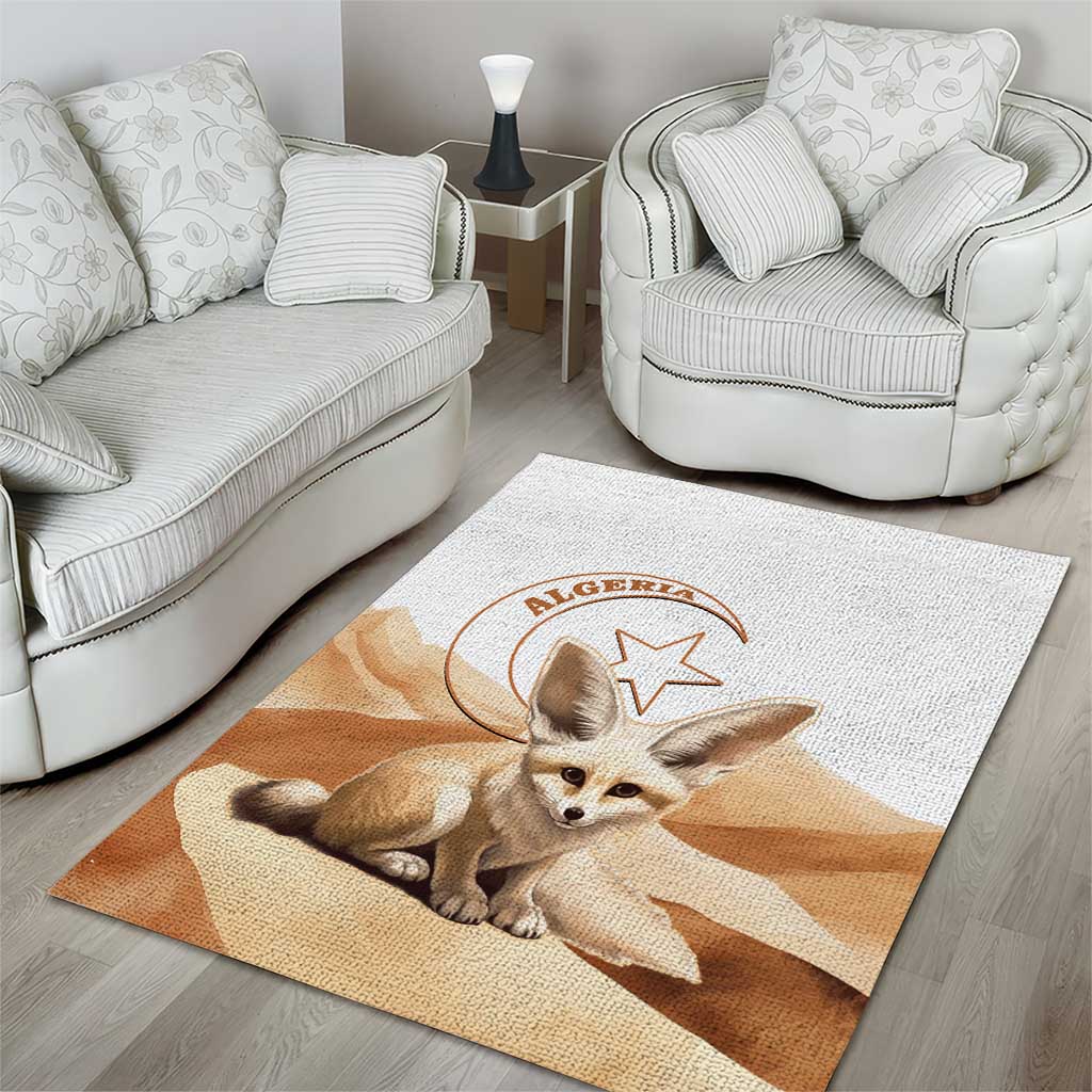 Afro Algeria Fennec Fox Area Rug Algerian Sahara Vulpes zerda LT14